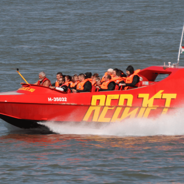 redjet speedboat on the danube river